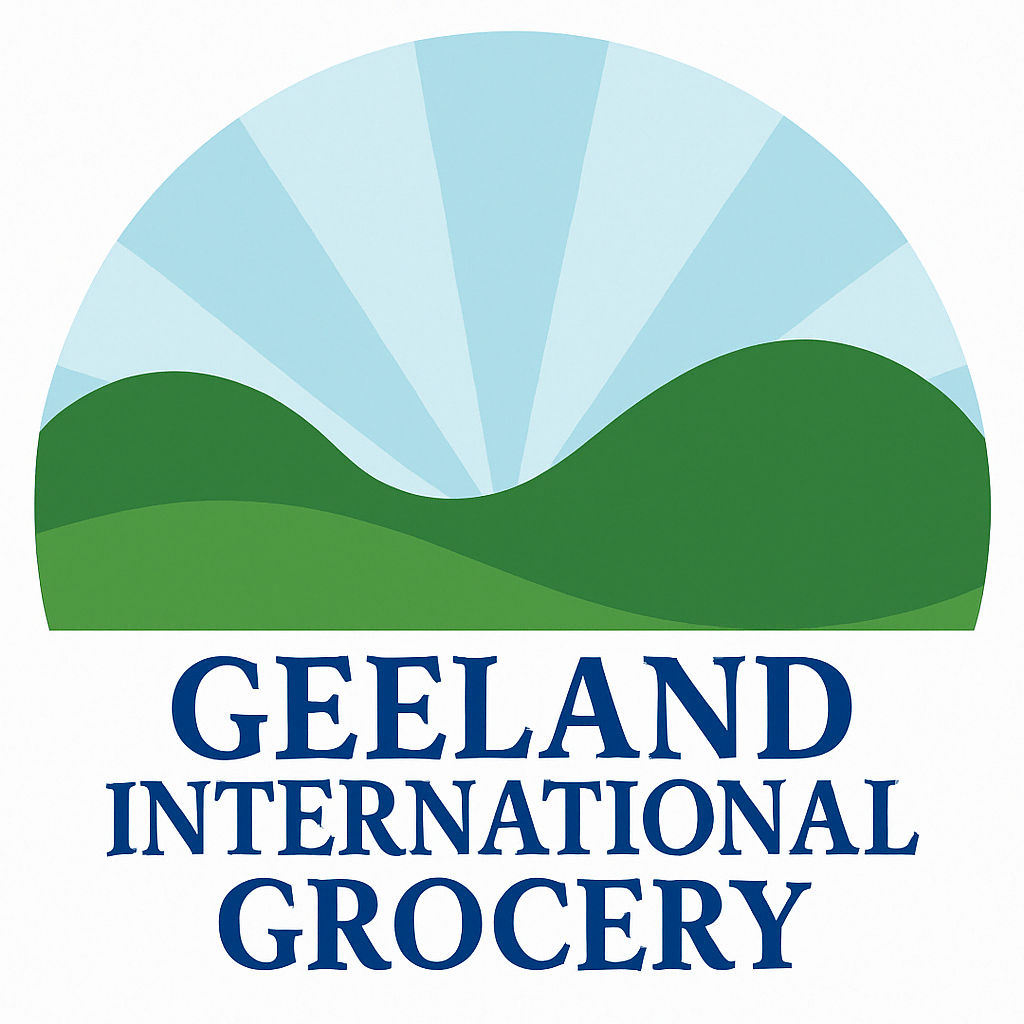 Geeland International Grocery Logo